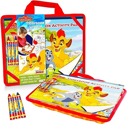 Download Amazon Com Disney Shop Lion Guard Lap Desk Activity Set For Kids With Case Coloring Book Sticker Book Games Puzzles And More Travel Lapdesk Pack Toys Games