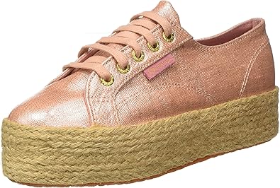 superga linen slip on sneakers