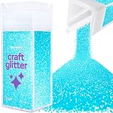 Hemway Glitter Shaker Baby Blue Iridescent 130g Microfine Glitter
