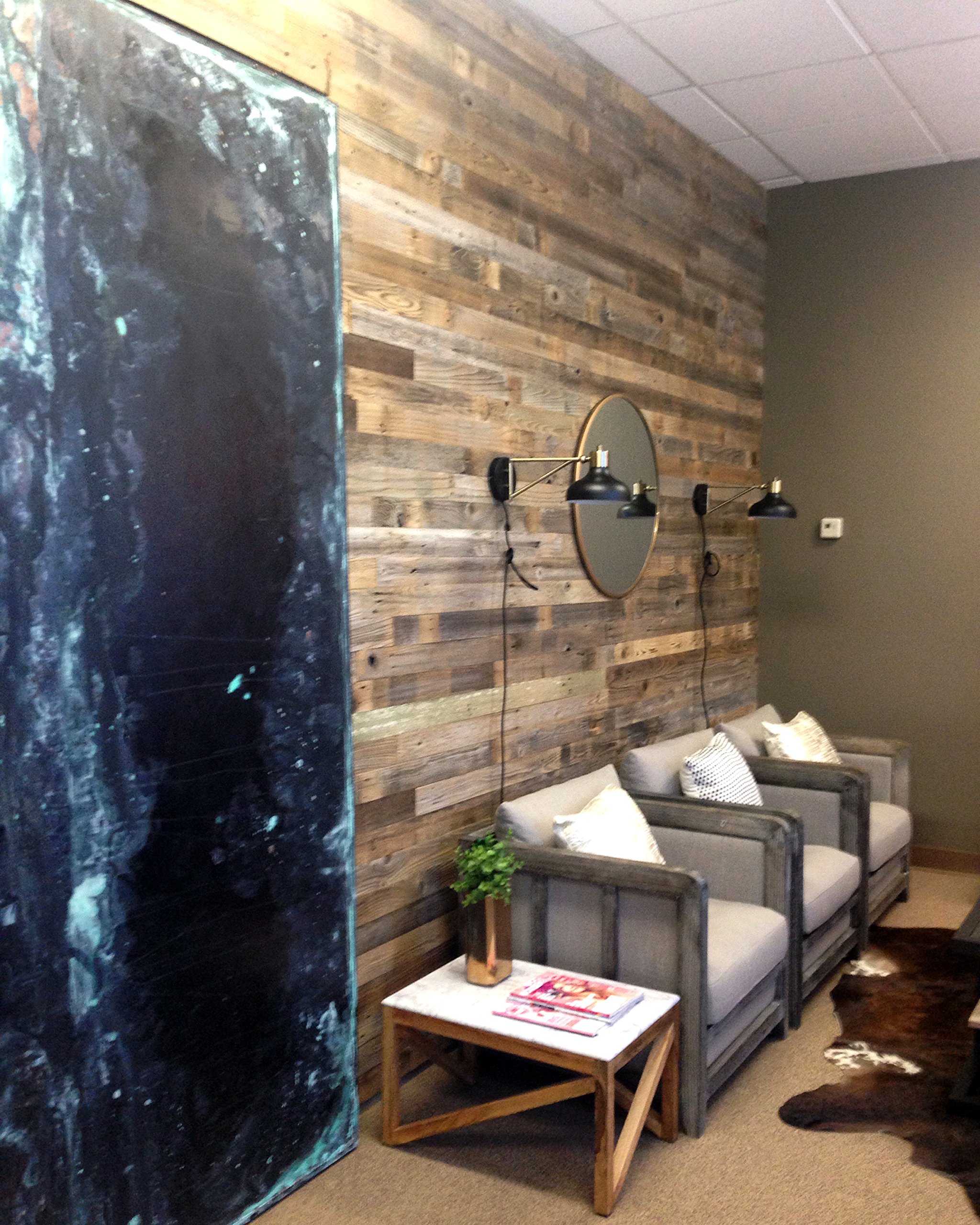 Reclaimed Barn Wood Wall Panels DIY Peel and Stick Easy Installation