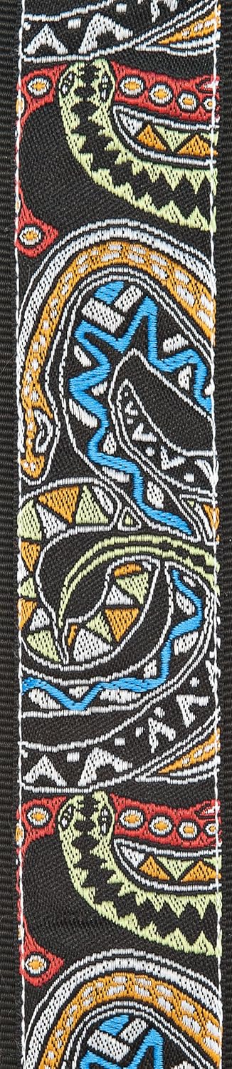 Planet Waves D'Addario Accessories Joe Satriani Guitar Strap - Guitar Accessories -Snakes Mosaic - Image 3