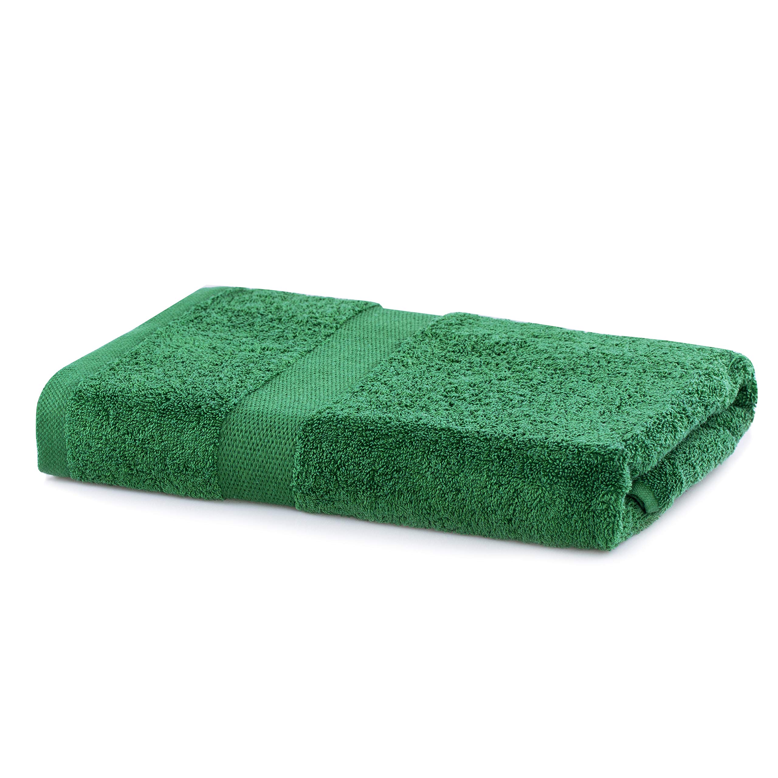 DecoKing Bath Towel 70 x 140 cm Cotton Quality 525 g/m² Green Absorbent Marina
