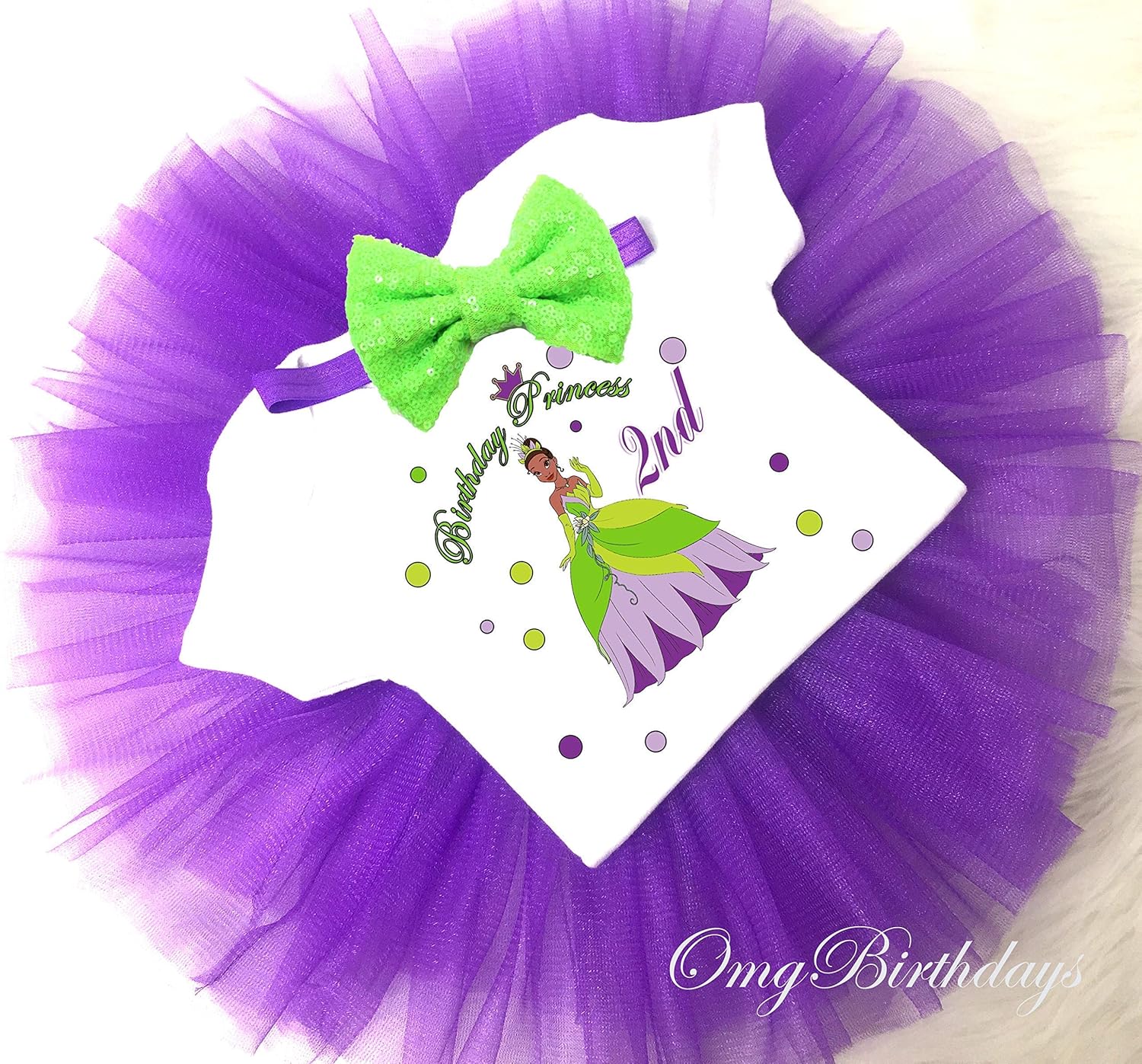 princess tiana 1st birthday outfit