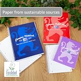 Oxford Campus A4 Refill Pad 300 Pages 8mm Ruled 4 Hole Pack of 3 Assorted view 6