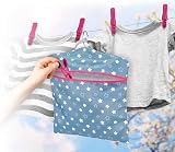 Kleeneze Star Print Peg Bag 33x30cm Holds 50 Pegs Indoor Outdoor view 4