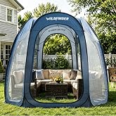 WildFinder 10x10 Pop Up Screen House Tent, Screened Canopy with Mesh Walls | Fits 4-6 Person,Portable Waterproof Instant Gazebo, Backyard Shade Mosquito Tent for Patio, Backyard, Deck and Camping