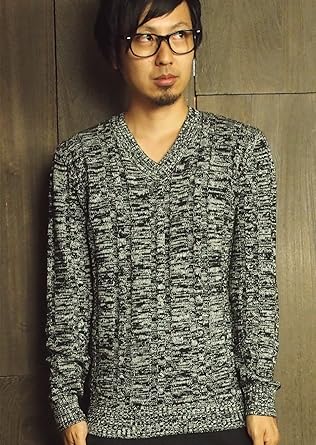 Amazon Co Jp アーカイバ Archiver ニット メンズ 長袖 ケーブル