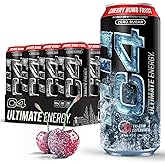 Cellucor C4 Ultimate | Pre Workout Sugar Free Energy Drink | Tri-Stim Experience with 300mg Caffeine + TeaCrine + Dynamine | Cherry Bomb Frost | 16oz (Pack of 12)