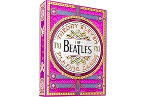 theory11 The Beatles Premium Playing Cards - Pink Deck Officially Licensed Collector's Cards