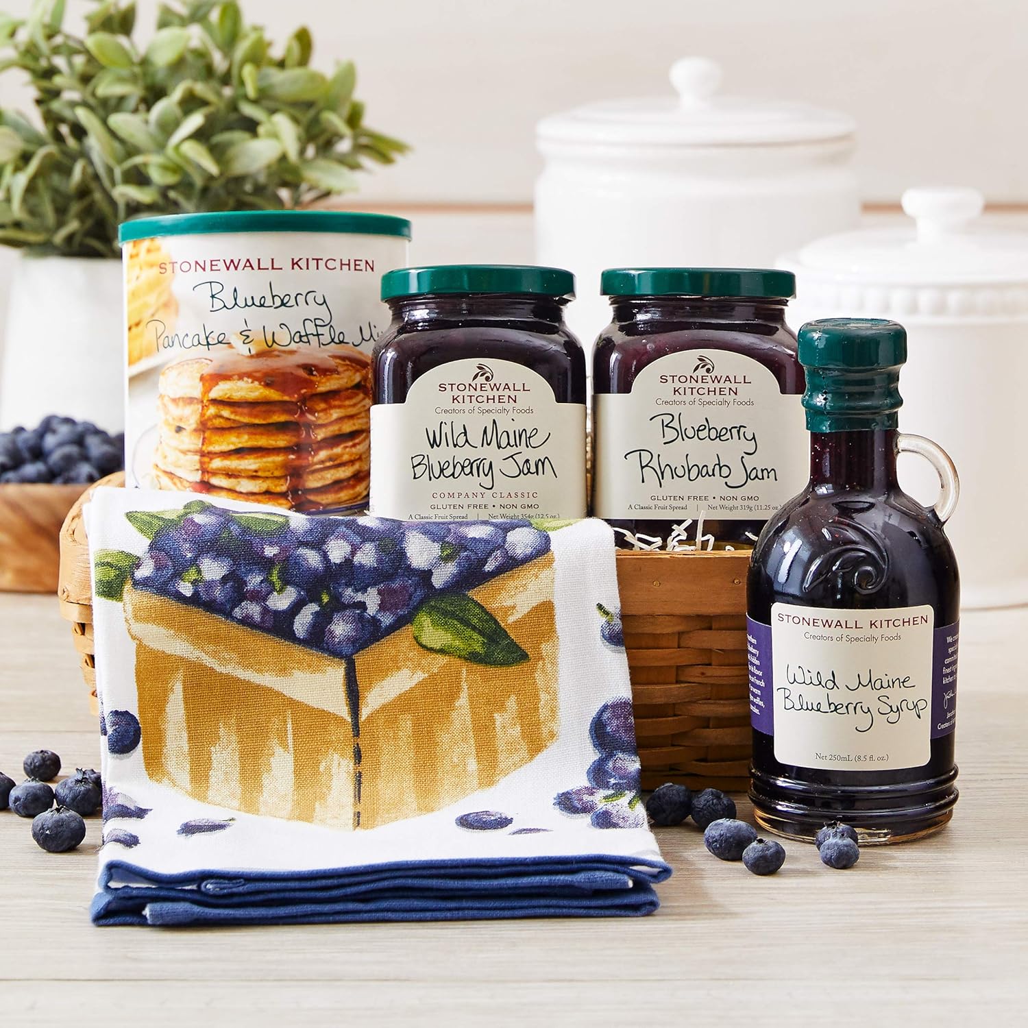 Stonewall Kitchen Blueberry Breakfast Gift (5 Piece) Grocery & Gourmet Food