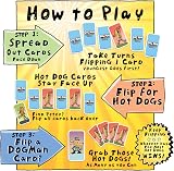 University Games Dog Man The Hot Dog Card Game 2-4 Players Yellow view 3