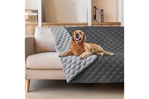 gogobunny 100% Double-Sided Waterproof Dog Bed Cover Pet Blanket Sofa Couch Furniture Protector for Kids Children Dog Cat, Re