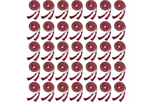 CONAGEL 35 Pieces Graduation Honor Cord Rayon Braided Cords Yard Honor Cord with Tassels Bulk for Bachelor Gown Decoration Graduates Photography (Maroon)