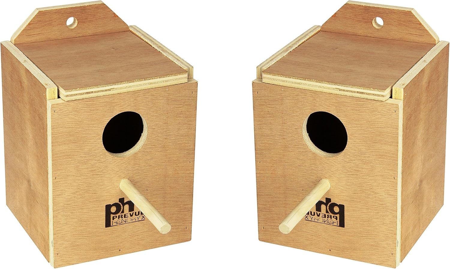 (2 Pack) Prevue Pet Products Wood Inside Mount Nest Box
