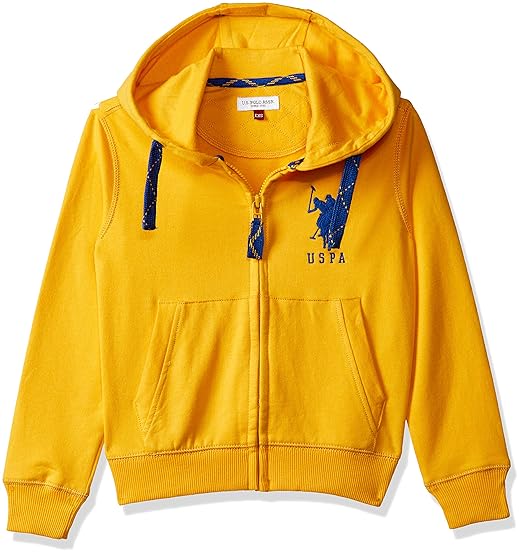 us polo yellow sweatshirt