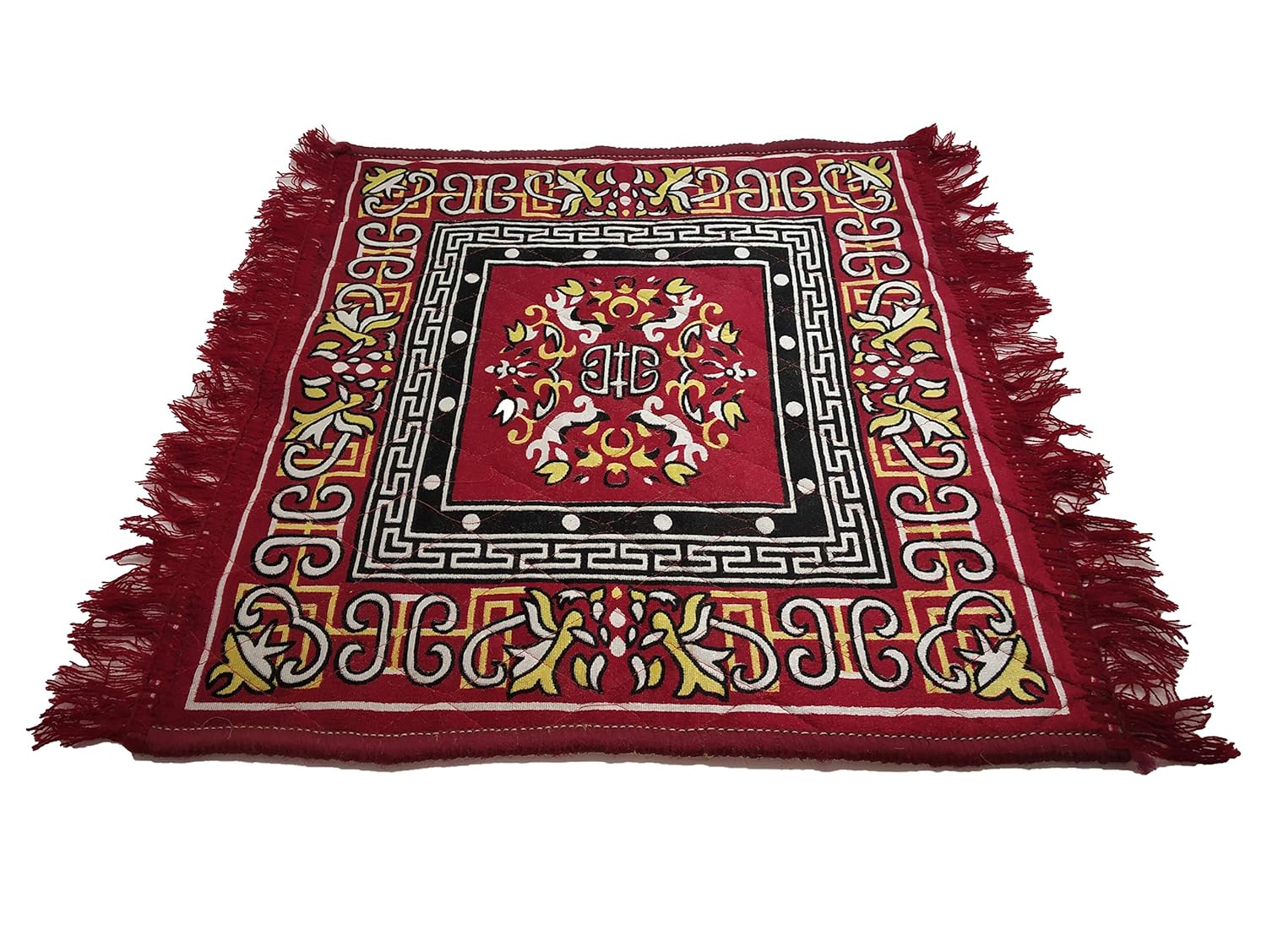 Buy Shop By Room Floral Printed Soft Velet Puja Aasan/Mat
