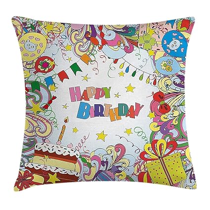 Amazon Com Music Decor Throw Pillow Cushion Cover Illustration