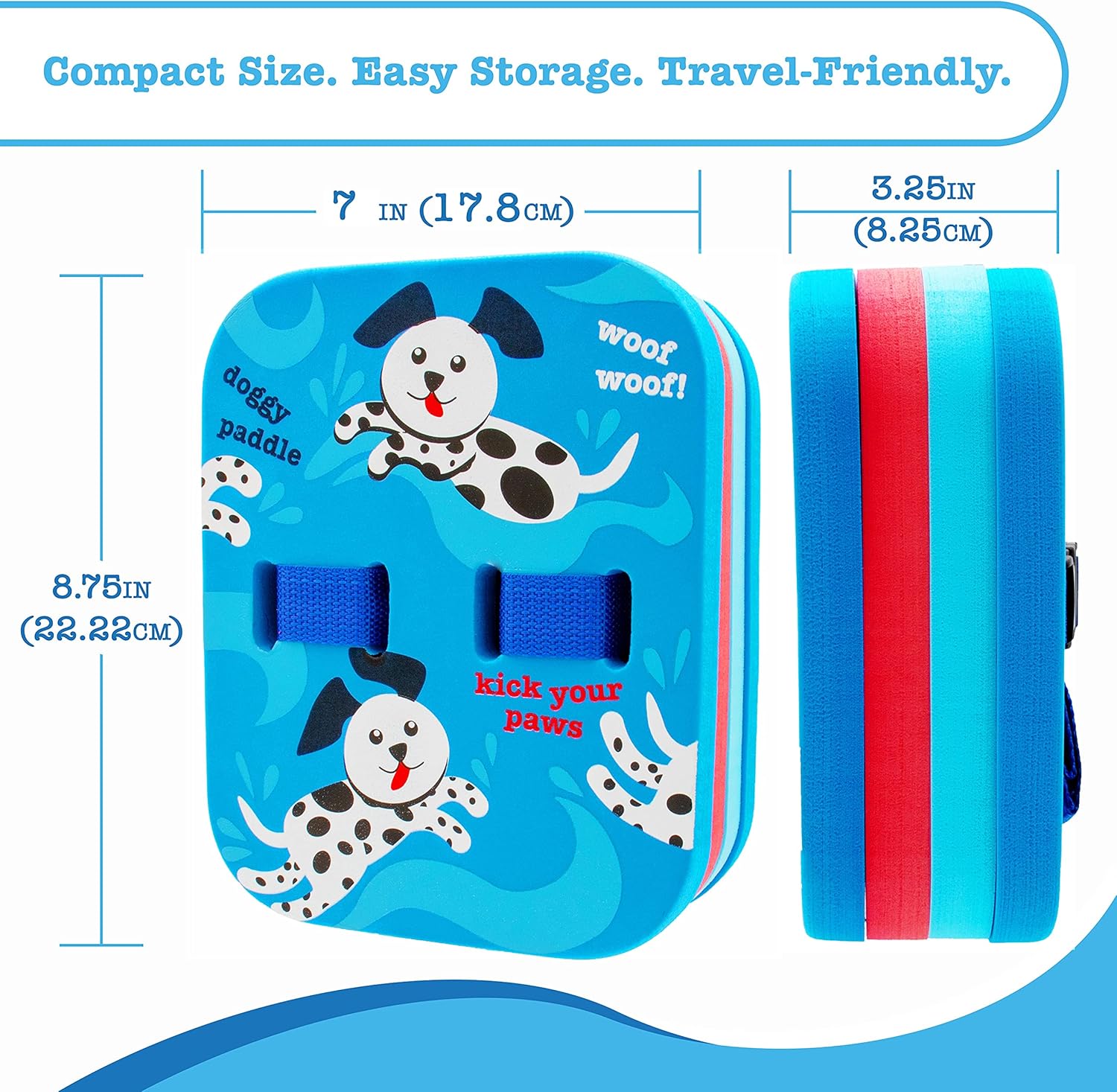 Sunlite Sports Pool Doggie Back Float, Swim Trainer Float with Adjustable Belt, Floatie with Multiple Layers, for Kids Children Toddler Swimming Safety : Sports & Outdoors