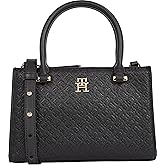 Tommy Hilfiger womens Monogram Mini Tote Bag With Removable Crossbody Strap