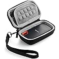 Caseling Hard Case fits SanDisk 250GB/500GB/1TB/2TB/4TB Extreme Portable SSD Carrying Travel Bag (Will not fit Sandisk Pro)