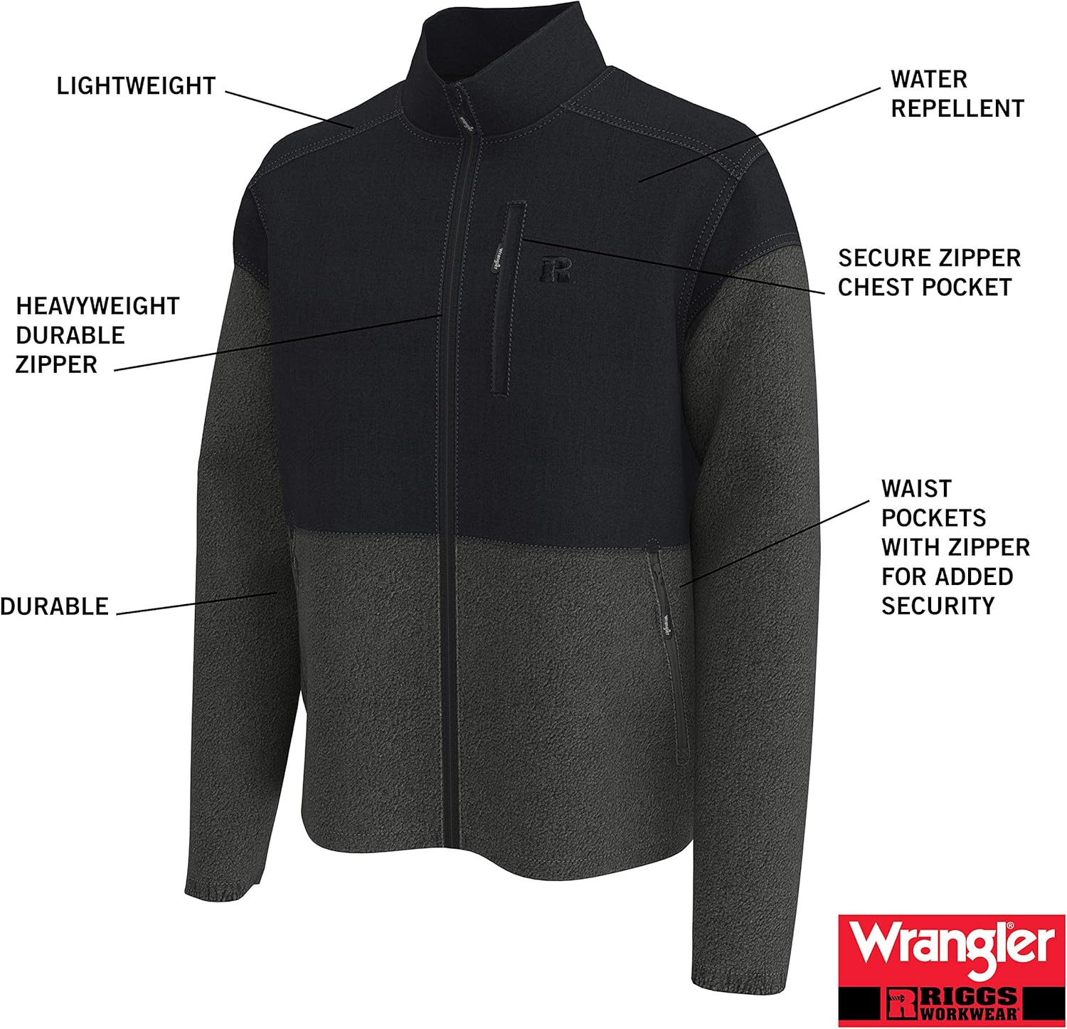 Wrangler Riggs Workwear Men's Technician Jacket: Clothing