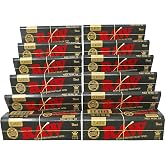 RAW Classic Black King Size Slim Natural Unrefined Ultra Thin 110mm Rolling Papers (12 Packs)