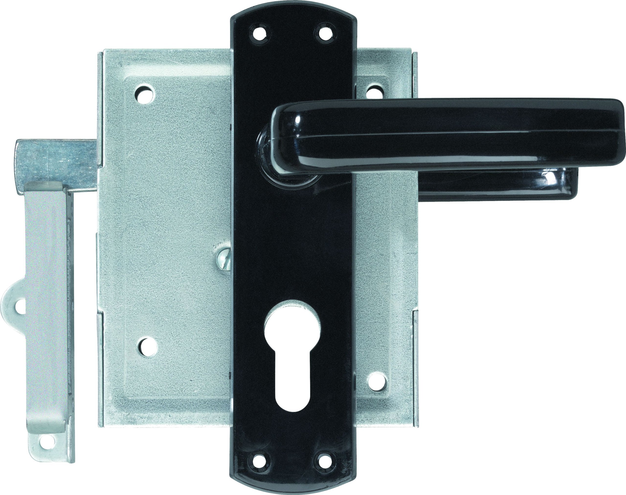 ABUS 224171 Screw-On Lock with Profile Cylinder Bore PZ Type ASS PZ Lift-Up Bolt