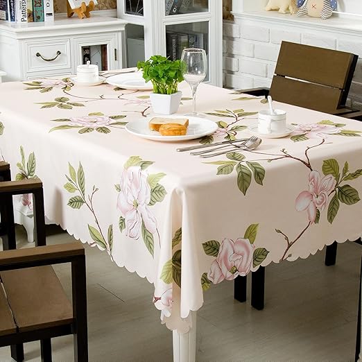 Amazon Com Ostepdecor Floral Tablecloth 60 X 84 Inch Rectangle