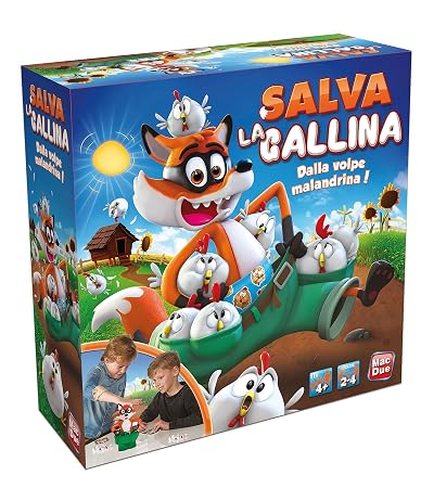 Macdue Salva La Gallina Gioco Classico Bambino Da Tavolo Giocattolo 149 Multicolore 8001297233470