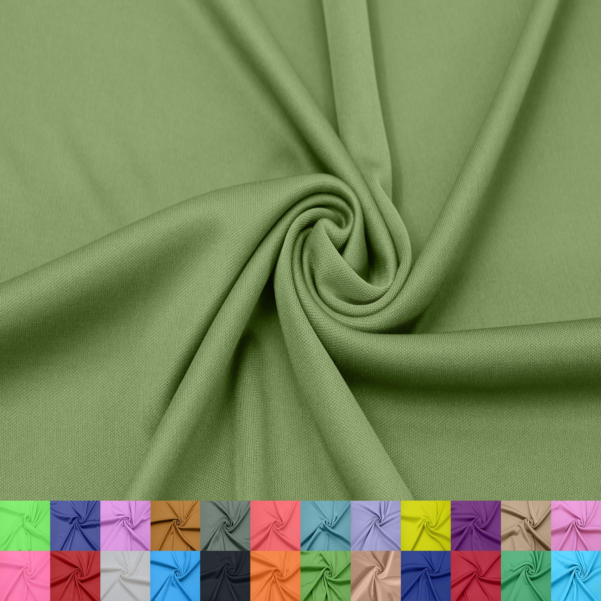 Texco Inc 60" Wide 100% Polyester Interlock Lining