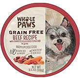 Whole Paws, Grain-Free Wet Dog Food, Beef Recipe with Carrots & Sundried Tomatoes in Gravy, 3.5 Ounce