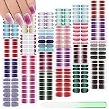 336 Pieces 24 Sheets Full Wrap Nail Polish Stickers