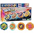 BEYBLADE Burst QuadStrike Energy Uprising 4-Pack with 4 Spinning Tops, Battle Toy Tops, Kid Toys for Ages 8 and Up