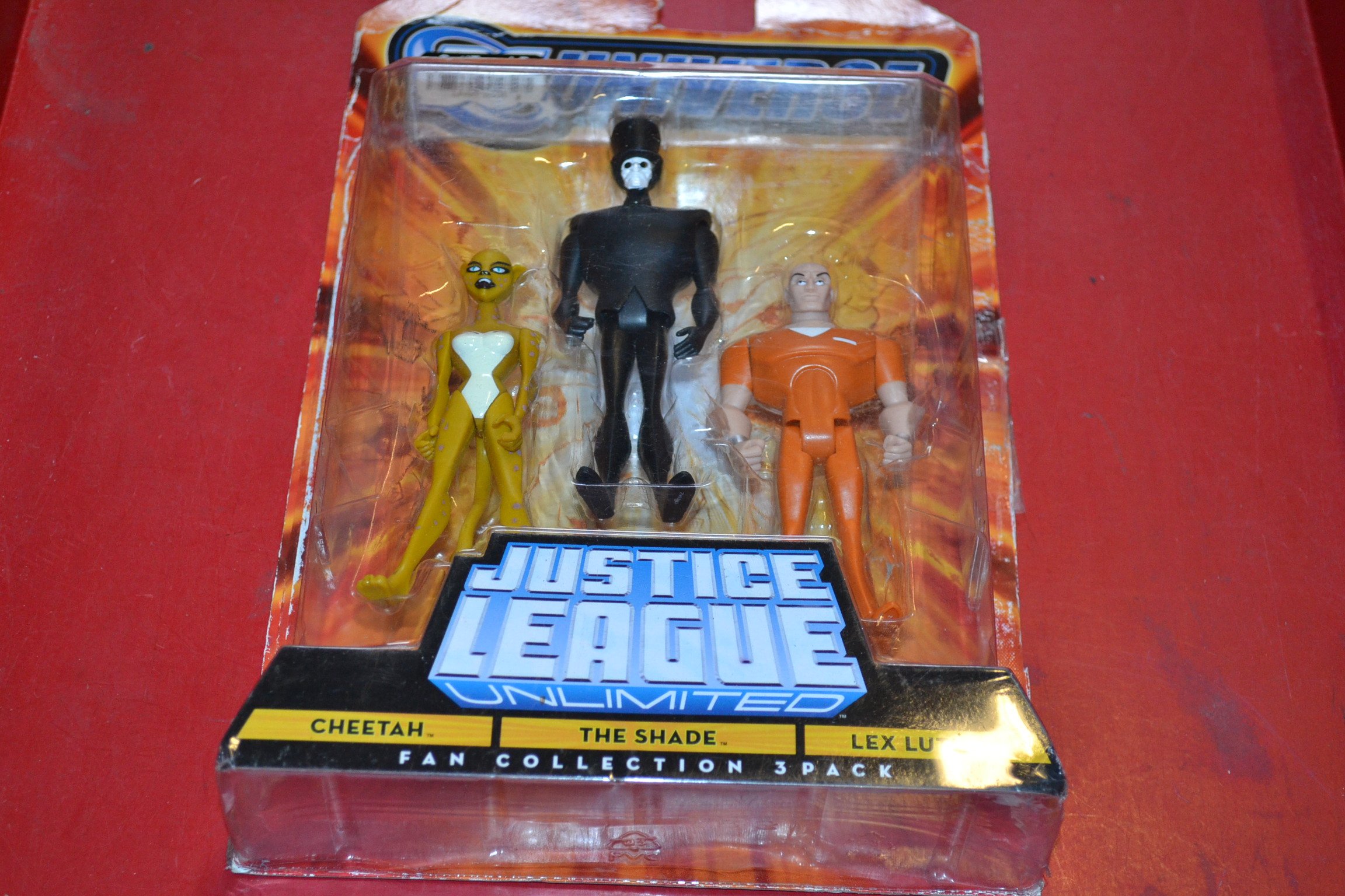 Mattel DC Universe Justice League Unlimited Fan Collection Cheetah, The Shade & Lex Luthor Action Figures