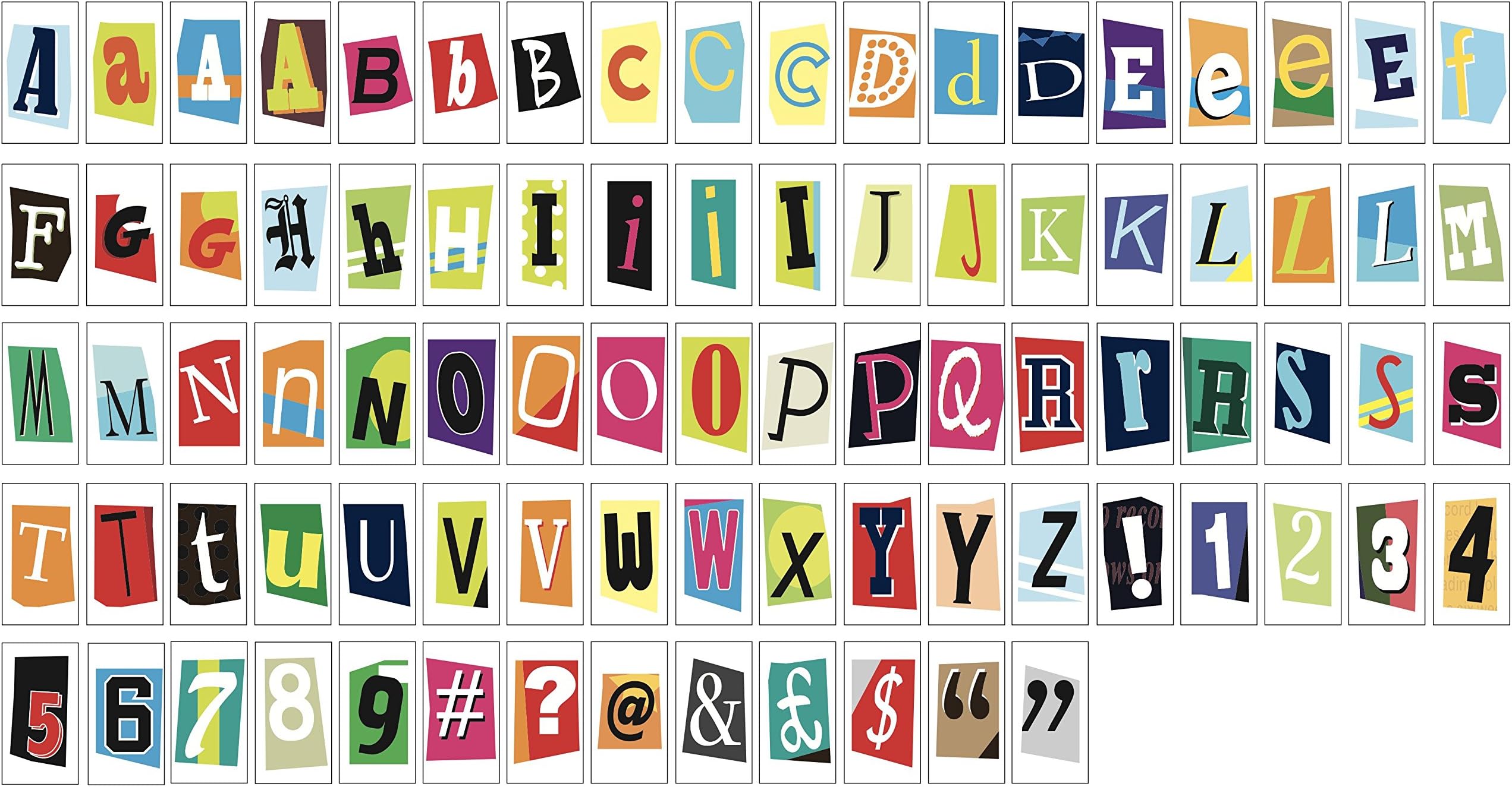 Ransom Extra Letter Pack for A5 Locomocean lightbox [Energy Class A+++]