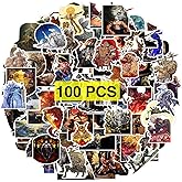 Babymiu Video Game Gaming Ring Stickers(100 Pcs) Gamer Vinyl Decals Gifts Merch Party Supplies for Water Bottle Skateboard Luggage Scrapbook Kids Teens Adult