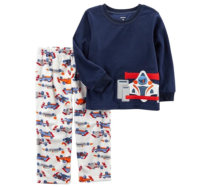 carters baby boy fleece pajamas