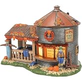 Department 56 Snow Village Halloween Make and Take Scarecrow Shack Light Up Building, 7.36 Inch, Multicolor