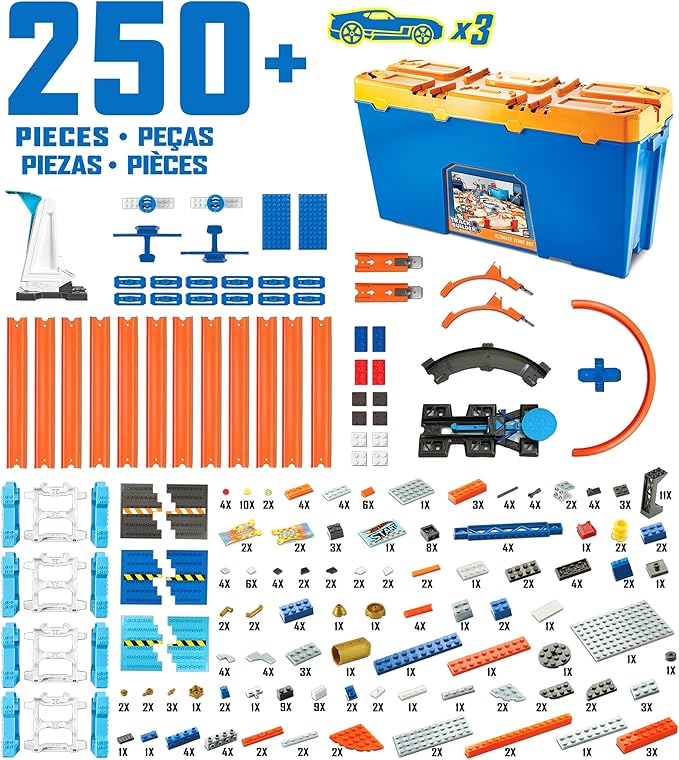 hot wheel track builder stunt box