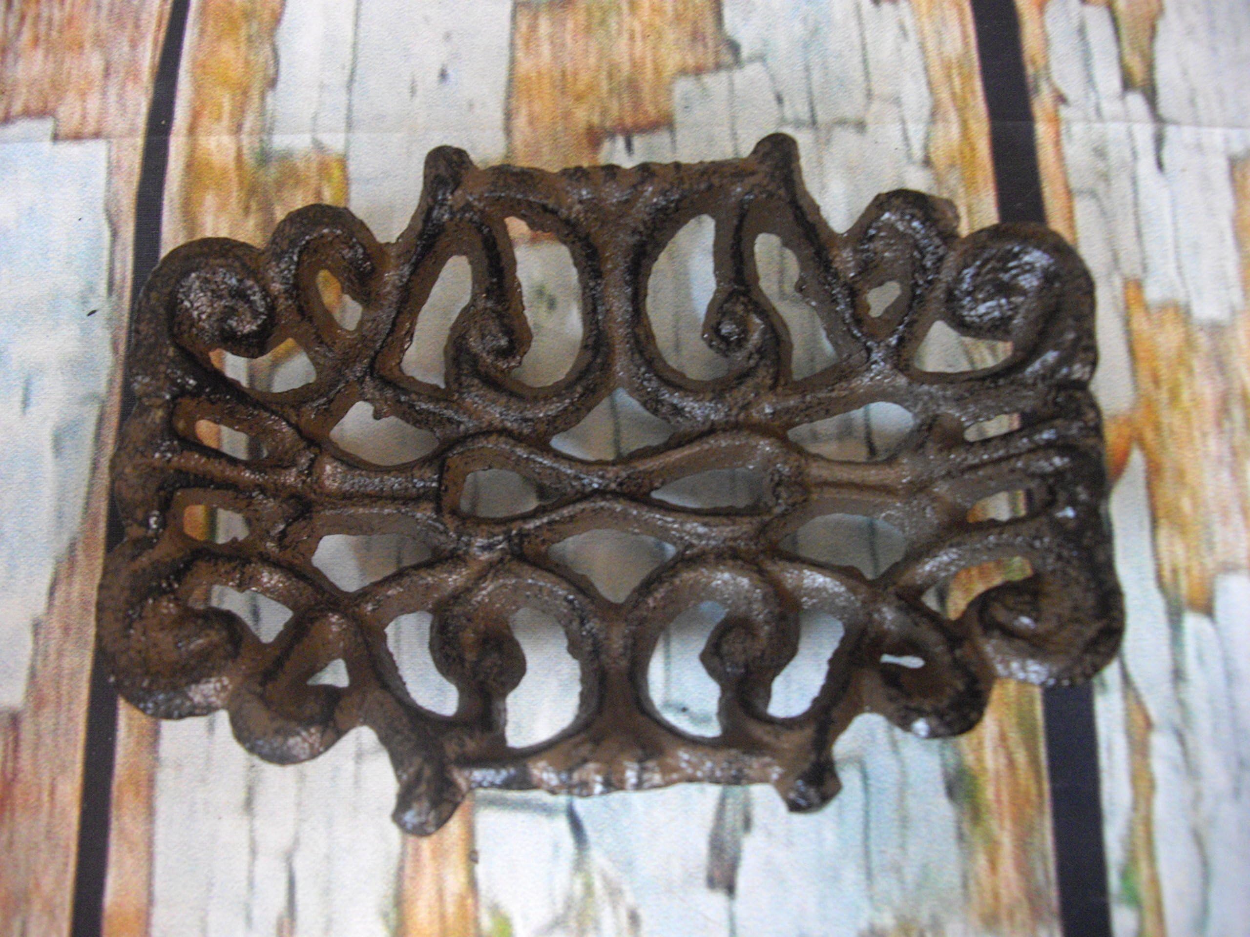 Southern Charm Market Cast Iron Filigree Victorian Soap Dish