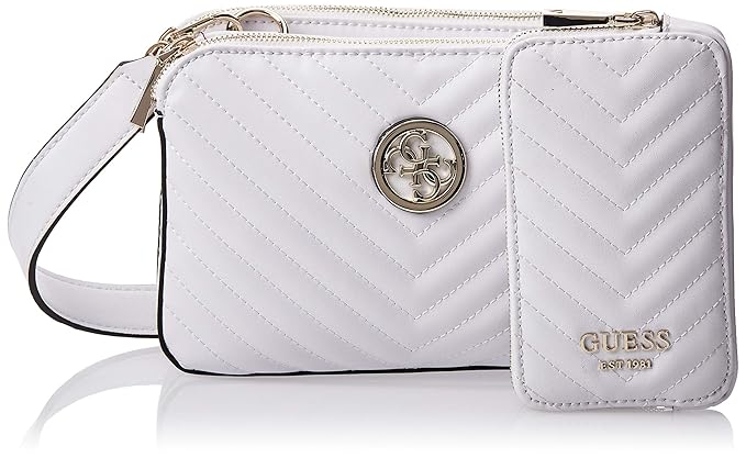 guess white sling bag