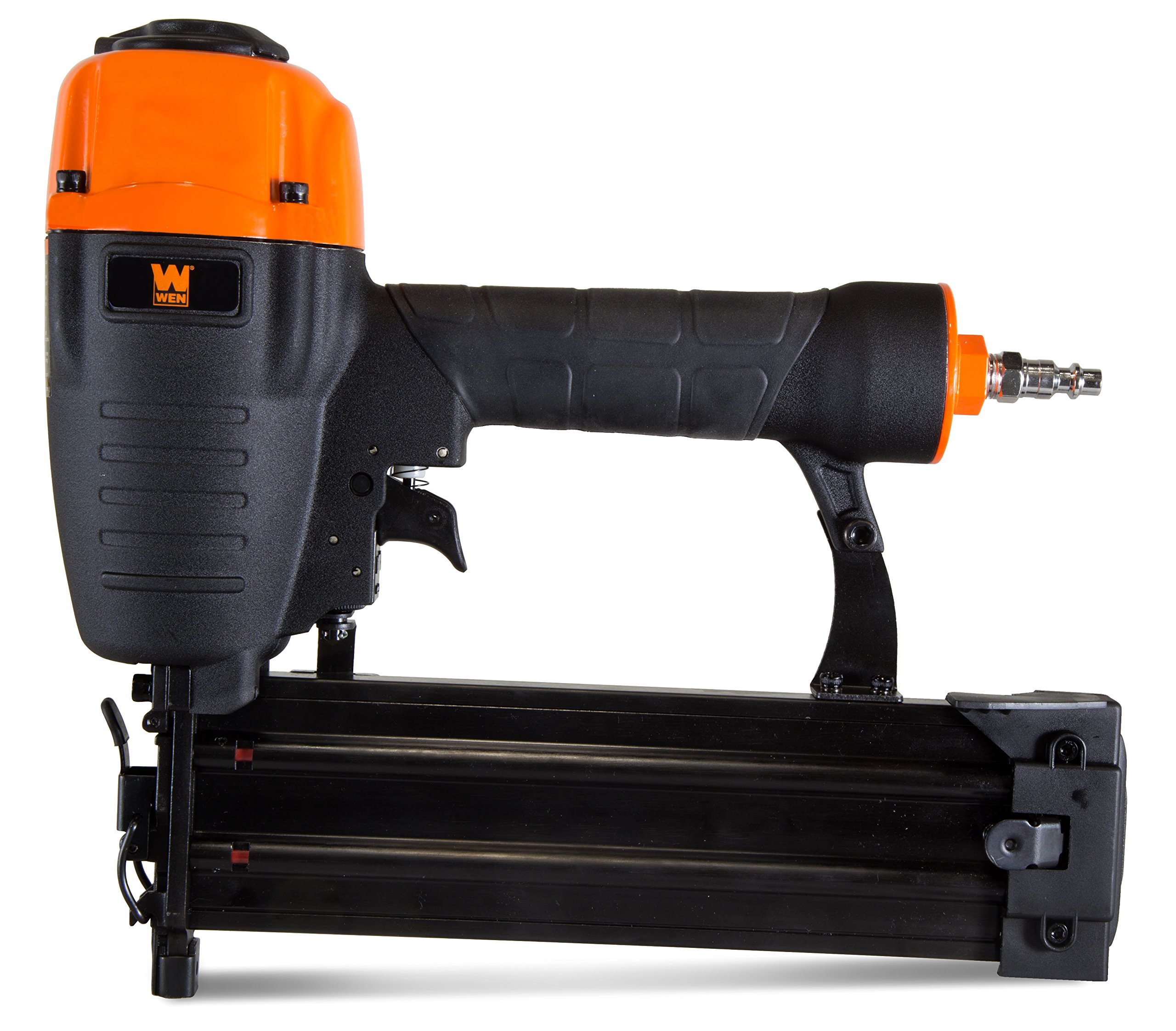 WEN 61764 16 Gauge Pneumatic Straight Finish Nailer with Carrying Case