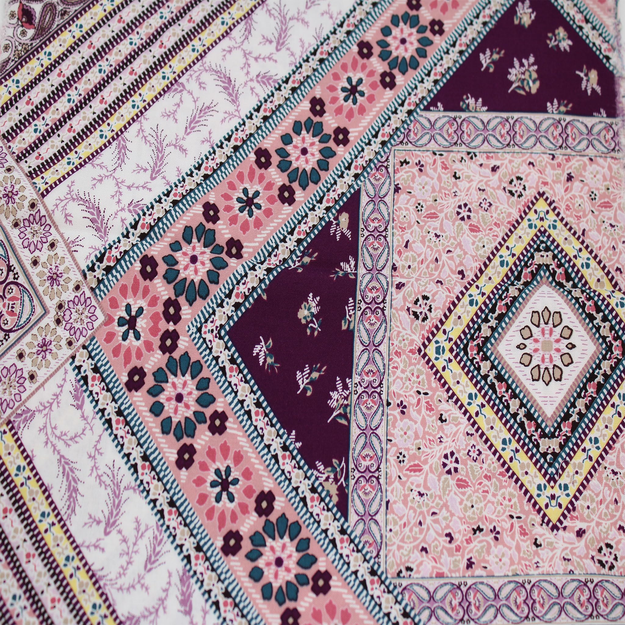 Texco Inc 55" Wide Printed 100% Rayon Challis
