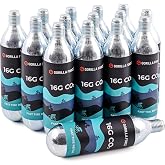 Gorilla Force CO2 Cartridges for Bikes - Threaded 16g &amp; 25g Refills for Tire Inflators, Bicycle Cycling, Road MTB Gravel E-Bike, Fits Most C02 Inflator Heads, Fast Flat Repair for Tubes &amp; Tubeless