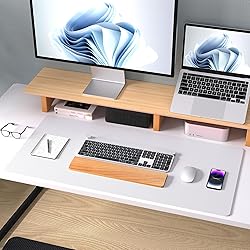 Aothia Large PU Leather Desk Pad Protector