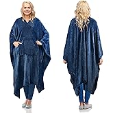 Catalonia Wearable Blanket Poncho for Adult, Super Soft Comfort TV Throw Blanket Cape for Women and Men