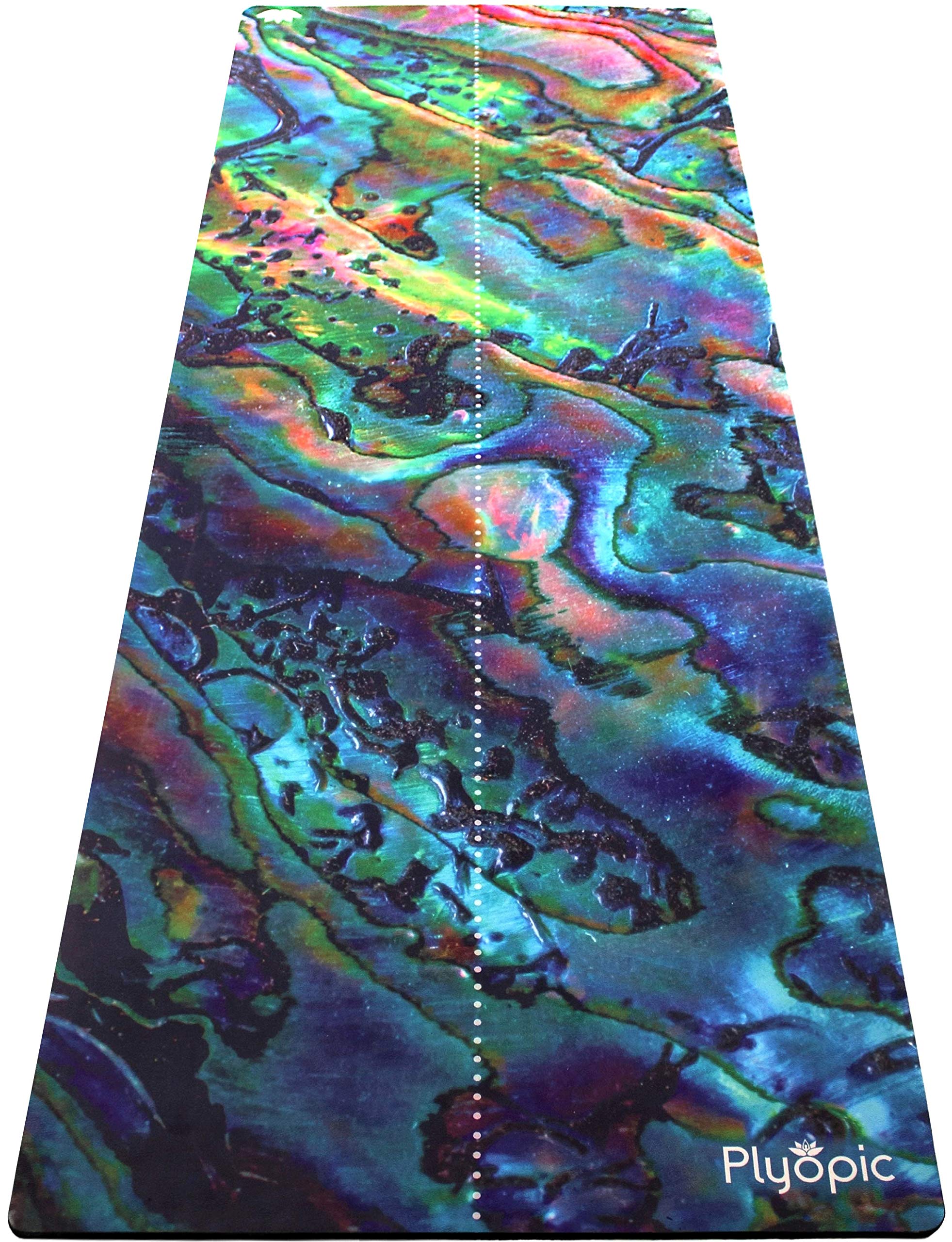 Plyopic All-In-One Hot Yoga Mat | Luxury Sweat-Grip Mat/Towel Combo | Non-Slip, Eco-Friendly Natural Rubber | Ideal for Yoga, Pilates, Bikram, Hot yoga, Workout and Exercise