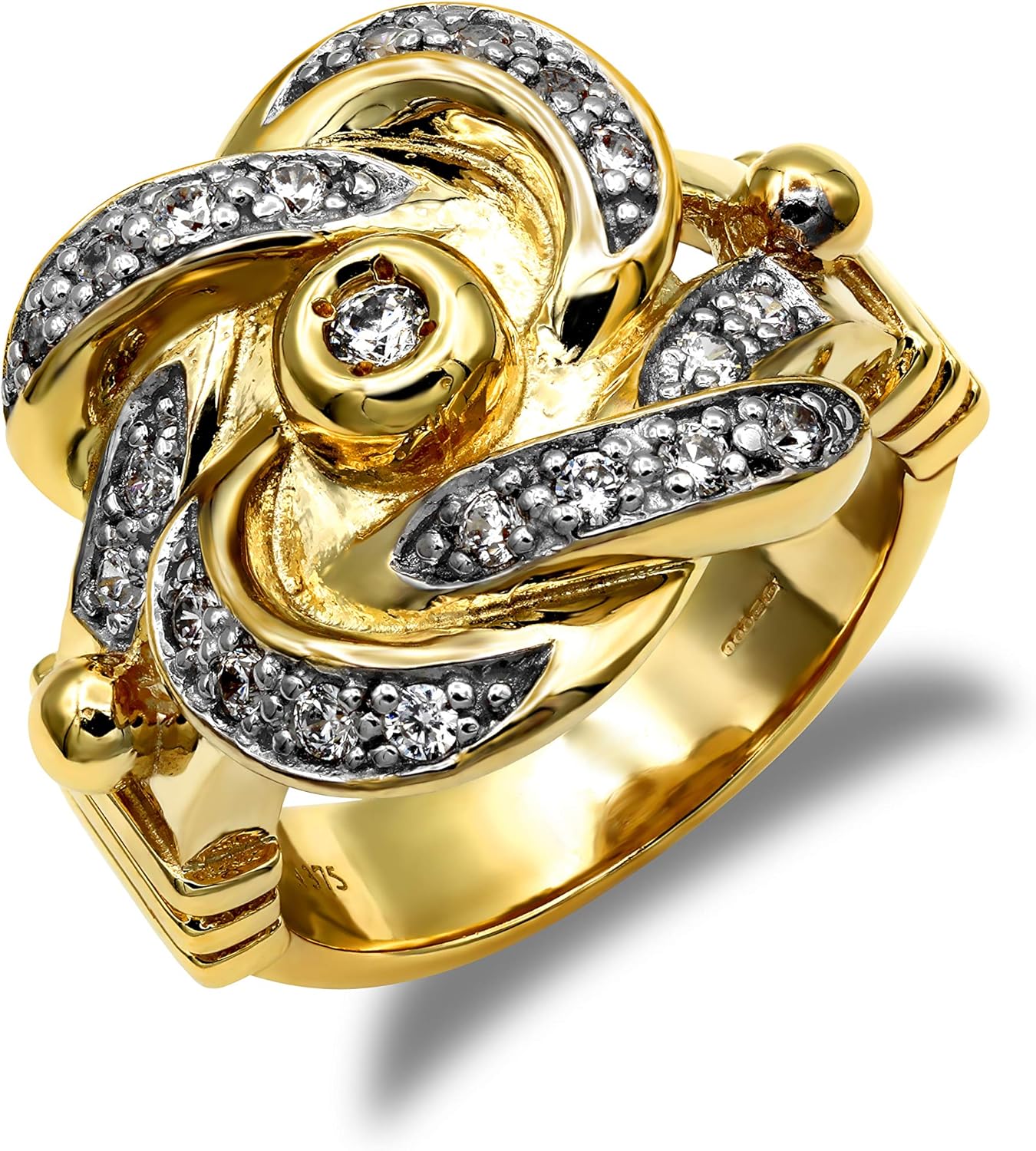 Jewelco Europa Hommes Or Jaune 9k fantaisie bague