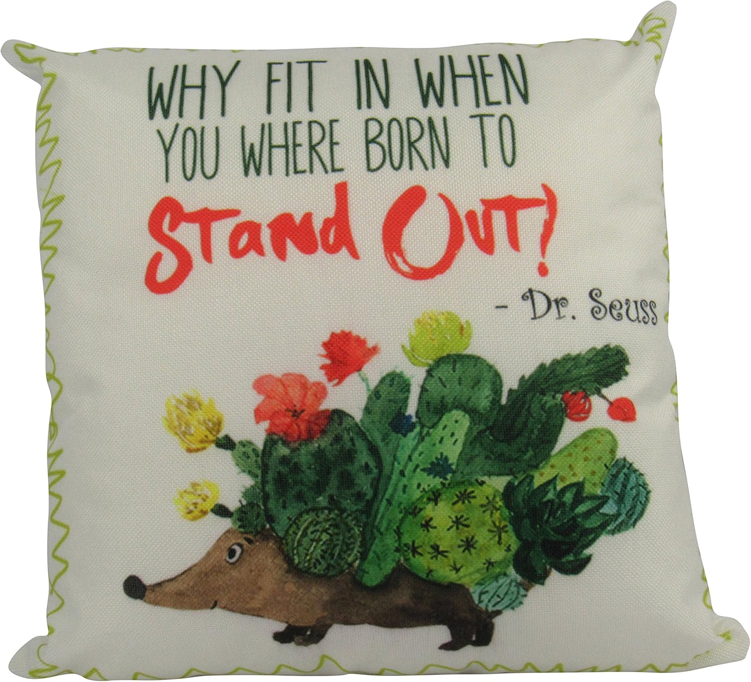 Amazon Com Uniikstuff Why Fit In Pillow Cover Dr Seuss Quotes