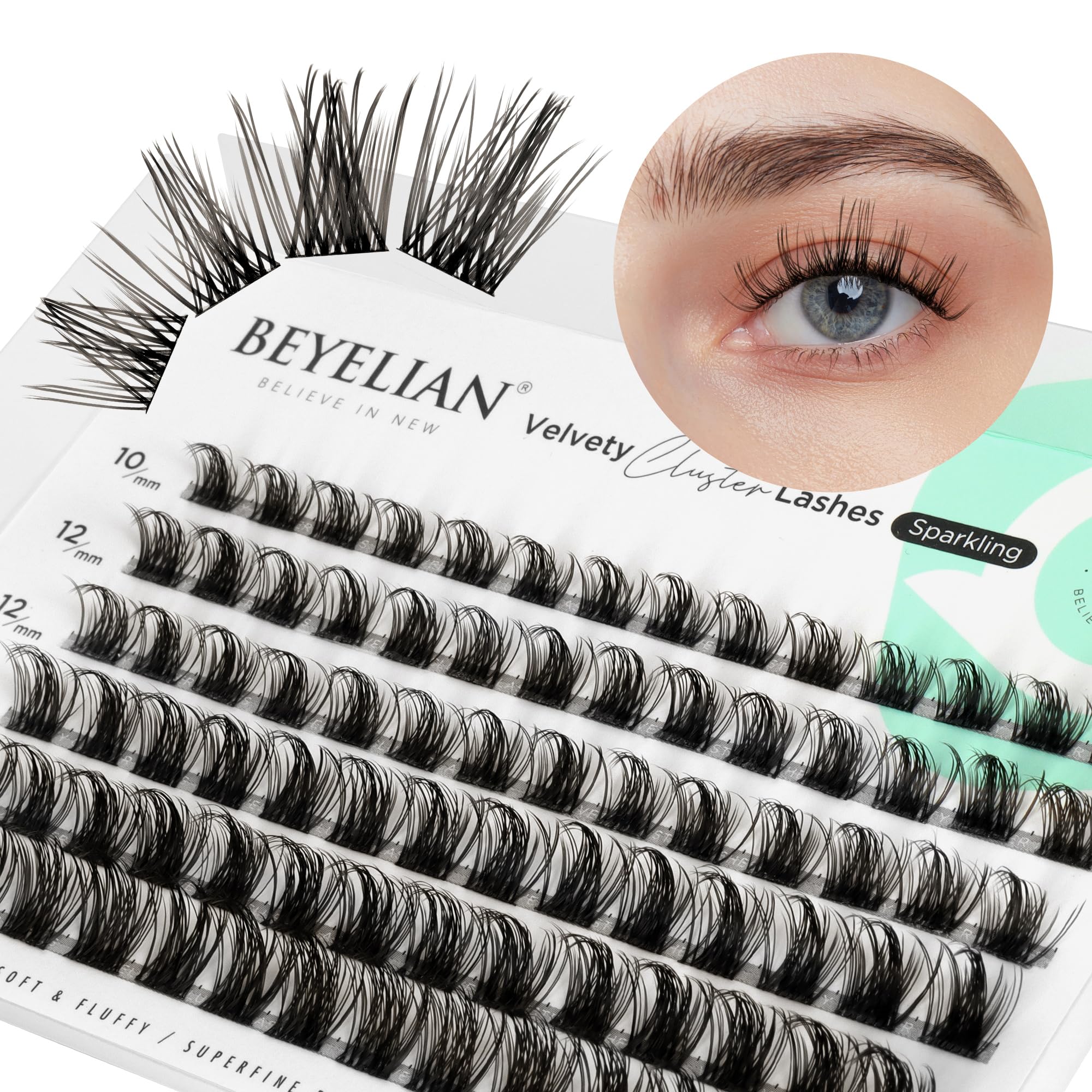 BEYELIAN Cluster Lash Extensions RE-12